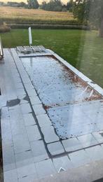 Winterzeil zwembad, Ophalen, Zo goed als nieuw, Afdekzeil