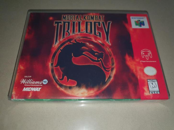 Mortal Kombat Trilogy N64 Game Case, Games en Spelcomputers, Games | Nintendo 64, Zo goed als nieuw, Verzenden