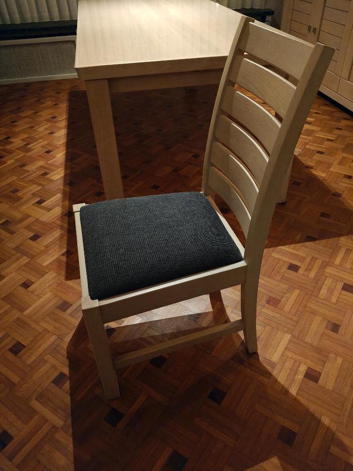 Eettafel + 6 stoelen, Huis en Inrichting, Tafels | Eettafels, Gebruikt, Ophalen