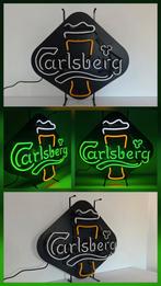 Carlsberg neon lichtreclame, Verzamelen, Biermerken, Ophalen, Zo goed als nieuw, Reclamebord, Plaat of Schild