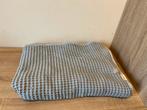 Fleece Dekentje wafel Koeka blauw/grijs, Kinderen en Baby's, Dekens, Slaapzakjes en Inbakerproducten, Ophalen, Zo goed als nieuw