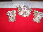 3 vintage beeldjes in biscuit = 30 euro, Ophalen, Zo goed als nieuw, Mens