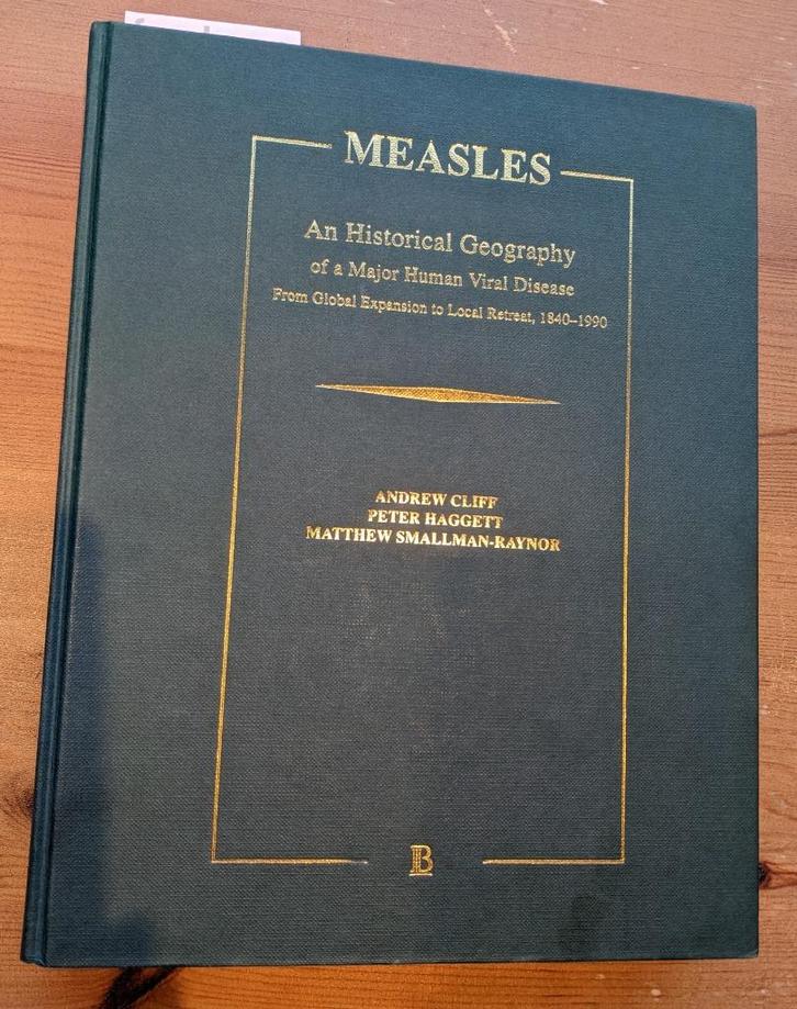 MEASLES: AN HISTORICAL GEOGRAPHY OF A MAJOR HUMAN VIRAL DIS, Boeken, Overige Boeken, Zo goed als nieuw, Ophalen of Verzenden