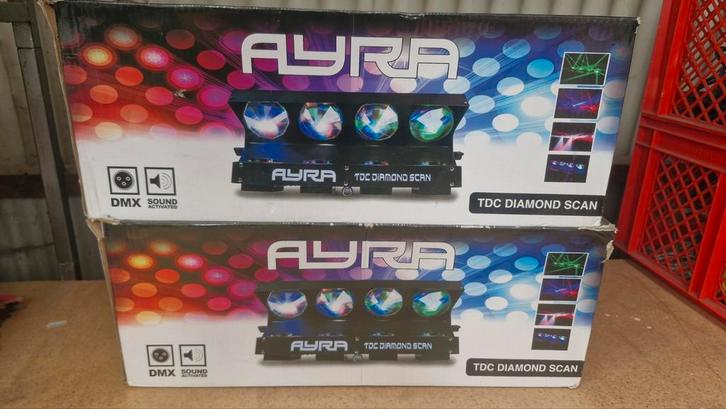 2x ayra tdc diamond scan, Muziek en Instrumenten, Licht en Laser, Zo goed als nieuw, Ophalen