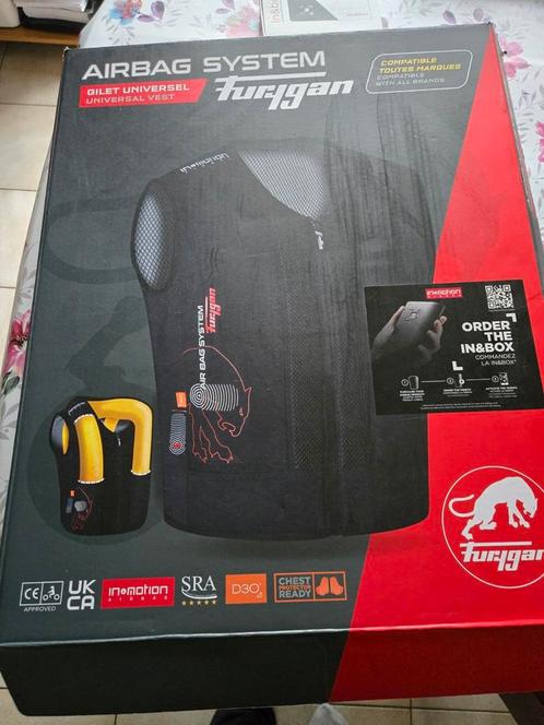 Gillet airbag furygant, Motoren, Accessoires | Overige, Zo goed als nieuw, Ophalen of Verzenden