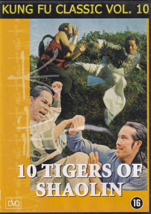10 Tigers Of Shaolin (1978) Siu-Lung Leung - Yuan-Shen Huang, Cd's en Dvd's, Dvd's | Actie, Zo goed als nieuw, Martial Arts, Vanaf 12 jaar