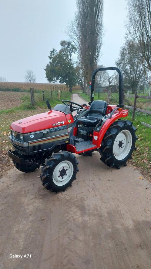 Minitractor mitsubishi 27pk 4x4 SERVO! PERFECTE STAAT, Articles professionnels, Agriculture | Tracteurs, Enlèvement ou Envoi