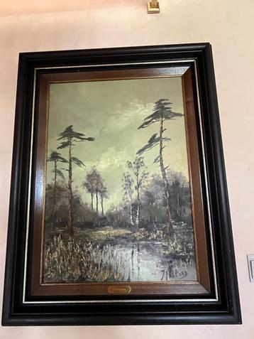 Schilderij Jef Peeters (Bos 2x), Enlèvement