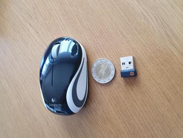 Mini Souris sans Fil Ultra Portable, Logitech M187, Informatique & Logiciels, Souris, Logitech, Enlèvement, Utilisé