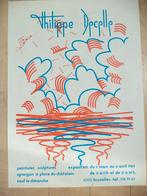 1984 original affiche litho vintage Philippe Decelle BXL, Enlèvement ou Envoi