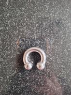 Piercing als nieuw, Handtassen en Accessoires, Piercings, Ophalen of Verzenden, Zo goed als nieuw, Staal, Oor- of Traguspiercing