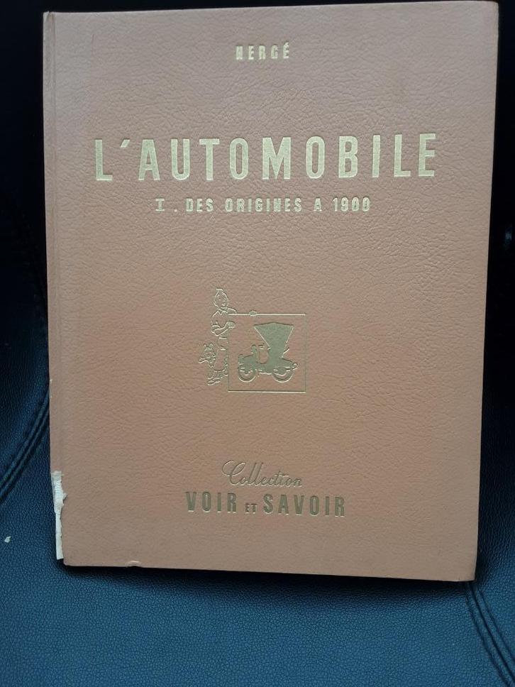 Kuifje De auto van de oorsprong tot 1900  1953 LOMBARD, Boeken, Stripverhalen, Ophalen of Verzenden
