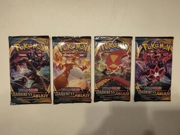 Pokémon Darkness Ablaze - booster pack art set SEALED, Enlèvement ou Envoi, Booster