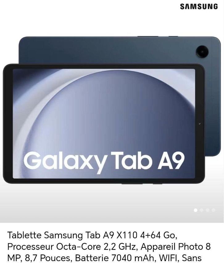 Tablette Samsung A9, Divers, Divers Autre, Neuf, Enlèvement ou Envoi