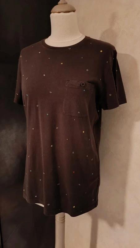 Taupekleurig T-shirt voor heren, Maat M. Slim Fit. 🤵, Kleding | Heren, T-shirts, Zo goed als nieuw, Maat 48/50 (M), Bruin, Ophalen of Verzenden