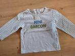 Gestreepte longsleeve "mini garçon" - maat 80, Enfants & Bébés, Bel&Bo, Comme neuf, Garçon, Enlèvement ou Envoi