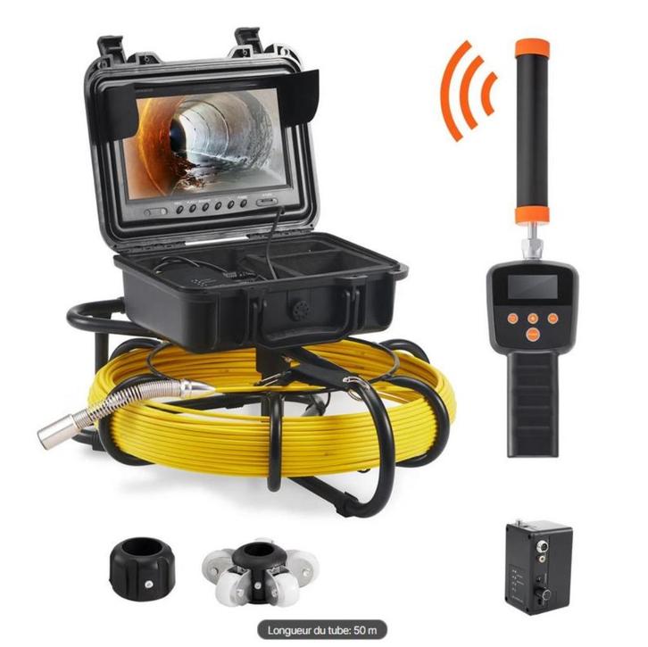 Verhuurbuis voor camera's - riool 50M + locator, Doe-het-zelf en Bouw, Sanitair, Nieuw, Overige typen, Ophalen