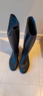 Paardrijlaarzen zwart caoutchouc maat 39, Dieren en Toebehoren, Paardrijkleding, Ophalen of Verzenden, Zo goed als nieuw, Dames