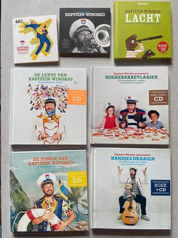 kapitein Winokio boeken met bijhorende cd’s beschikbaar voor biedingen
