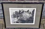gravure bruges signe albert goethals, Antiek en Kunst, Ophalen of Verzenden