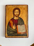Christus icoon uit Griekenland. Handgeschilderd. Op hout., Antiek en Kunst, Ophalen
