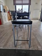 tabouret de cuisine, Comme neuf, 60 à 90 cm, Cuir, Enlèvement