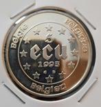 5 écus Baudouin Présidence Belge CE, Timbres & Monnaies, Pièces & Médailles, Argent, Enlèvement ou Envoi