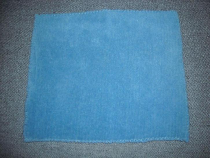 Lapje stof voor vloerkleed, bedsprei, ..., Verzamelen, Poppenhuizen en Toebehoren, Gebruikt, Ophalen of Verzenden