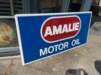 AMALIE motor olie reclamebord, Reclamebord, Gebruikt, Ophalen of Verzenden