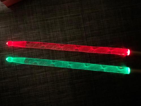 Drumstokken met Led verlichting, Muziek en Instrumenten, Drumstellen en Slagwerk, Nieuw, Overige merken, Ophalen of Verzenden