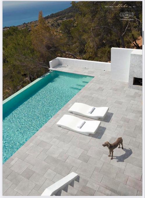 Carrelage de qualité effet pierre 4 dimensions 38m2 12mm, Doe-het-zelf en Bouw, Tegels, Nieuw, Vloertegels, Keramiek, 10 m² of meer