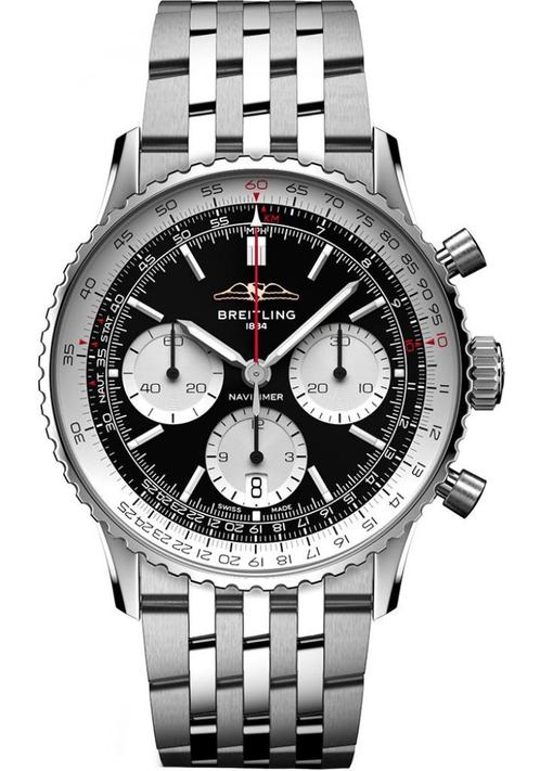 B01 2024 Breitling Navitimer 41- Perfecte staat,in garantie, Handtassen en Accessoires, Horloges | Heren, Zo goed als nieuw, Polshorloge