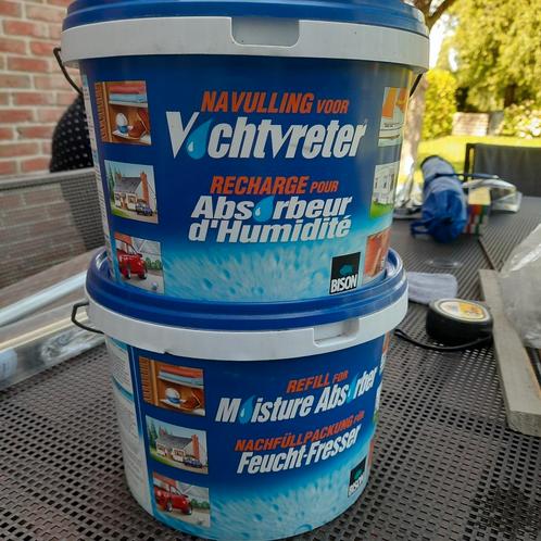 VOCHTVRETER BISON 2 EMMERS a 5 KG. NEW en ONGEBRUIKT, Doe-het-zelf en Bouw, Verf, Beits en Lak, Nieuw, 5 tot 10 liter, Ophalen