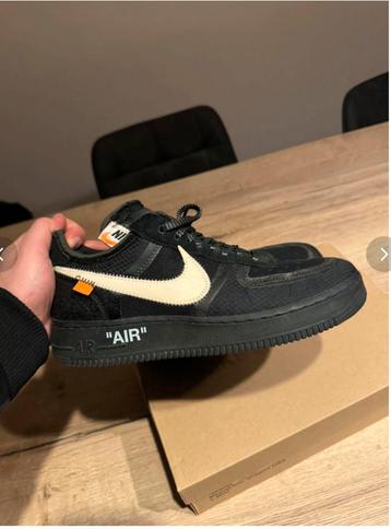 Nike Air Force 1 Low Off-White Black/White + StockX bewijs beschikbaar voor biedingen