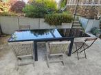 Table de jardin extensible, Ophalen, Gebruikt, Rechthoekig, Metaal