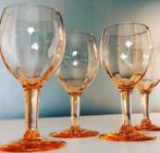 Rosaline likeurglaasjes, jeneverglaasjes, 4 stuks, Antiek en Kunst, Ophalen of Verzenden