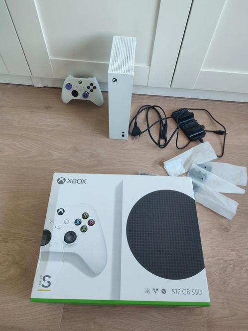 Xbox Series S + controller + accessoires, Games en Spelcomputers, Spelcomputers | Xbox Series X en S, Gebruikt, Xbox Series S