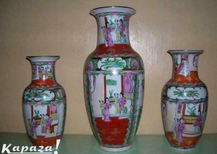 Chinese vazen en borden, Antiek en Kunst, Antiek | Vazen, Ophalen of Verzenden