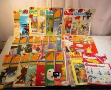 Grand lot de 65 bandes dessinées de Spirou