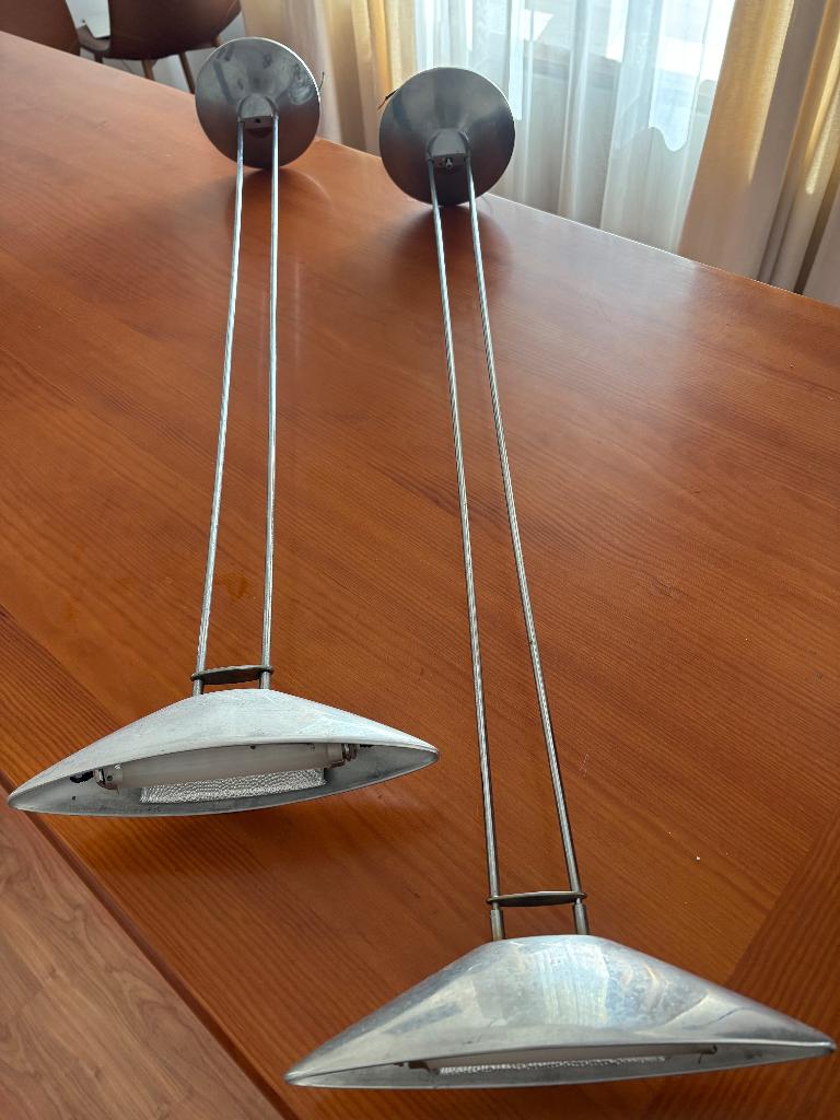 Jorge Pensi voor B-Lux–Olympia Billar hanglamp (1988), Ophalen of Verzenden, Gebruikt, Design modern, 75 cm of meer