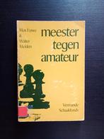 schaken meester tegen amateur Euwe, Ophalen of Verzenden, Minder dan 500 stukjes, Gebruikt, Schaken
