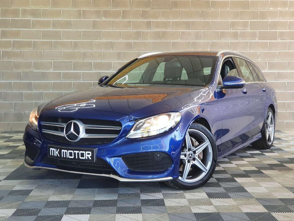 Mercedes-Benz C-Klasse 180 🟢DIESEL 116CV PACK AMG, Automaat, Gebruikt, 4 cilinders, Leder