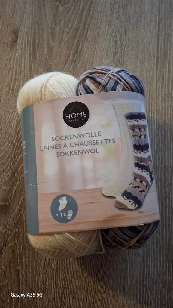 Sokken garen, Ophalen