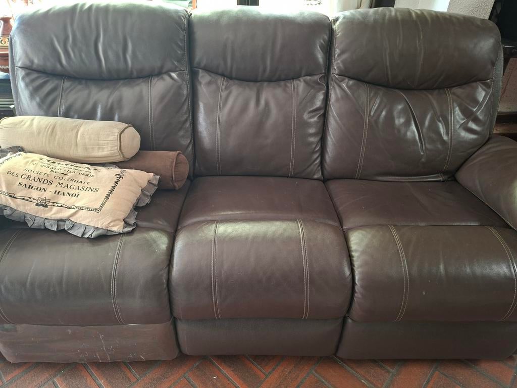 1 driezit plus 2 maal 1 zit zetel elektrisch, Ophalen