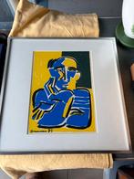 Bruneau zeefdruk 1985, Ophalen