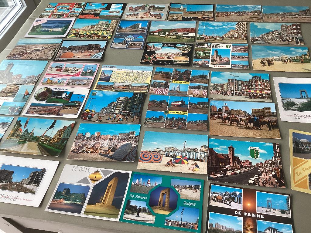 Lot de 39 cartes postales DE PANNE côte mer, Enlèvement ou Envoi, 1980 à nos jours, Affranchie, Flandre Occidentale