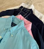 Linnen heren hemd polo ralph lauren azuur blauw S, Vêtements | Hommes, Chemises, Envoi, Comme neuf, Bleu, Ralph Lauren