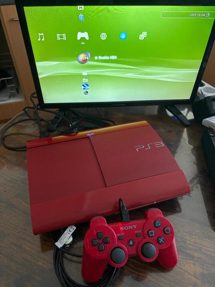 ps3 slim améliorée hen 500Gb 500 GIGAS, Consoles de jeu & Jeux vidéo, Consoles de jeu | Sony PlayStation 3, Comme neuf, Slim, 500 GB