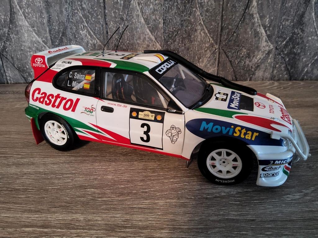 Toyota Corolla WRC Rally Autoart., Hobby en Vrije tijd, Modelauto's | 1:18, Ophalen of Verzenden, Autoart