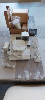 Pont Hue, lampe et douille et 4 spots, Enlèvement ou Envoi